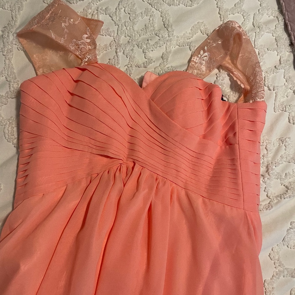 Peach Bridesmaid Dress